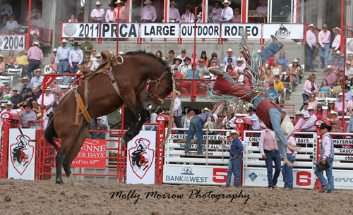 Spencer Wright at Cheyenne Frontier Days